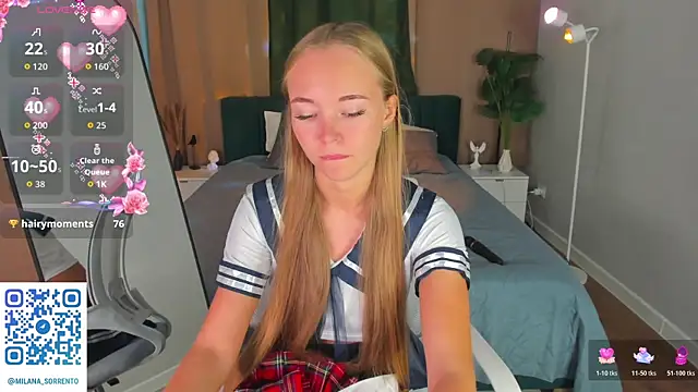 Milana Sorrento online show from July 2026 12:41:02 AM