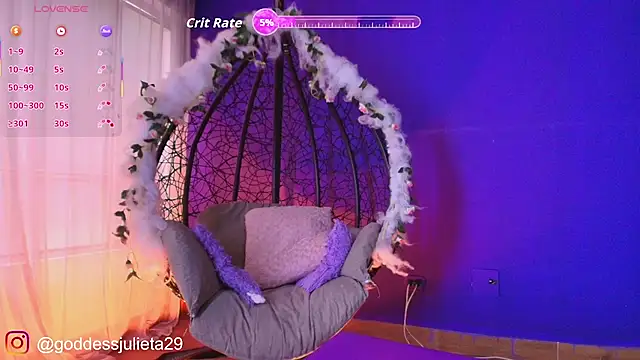 GoddessJulieta  online show from August 2026 07:13:02 PM