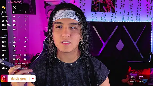 derek greyy   online show from July 2026 08:05:01 PM