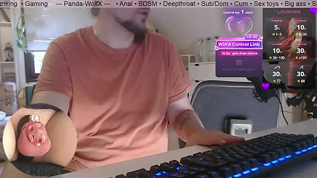 Snapshot of Panda-WolfX chatting on July 2026 04:33:02 PM Panda-WolfX online show from July 2026 04:33:02 PM