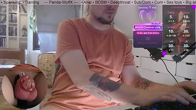 Snapshot of Panda-WolfX chatting on July 2026 03:49:02 PM Panda-WolfX online show from July 2026 03:49:02 PM