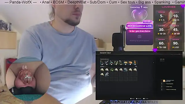 Snapshot of Panda-WolfX chatting on July 2026 03:08:01 PM Panda-WolfX online show from July 2026 03:08:01 PM