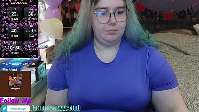 JannetPie online show from February 2025 10:49:01 AM