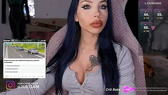 juli jam online show from October 2025 08:09:02 PM