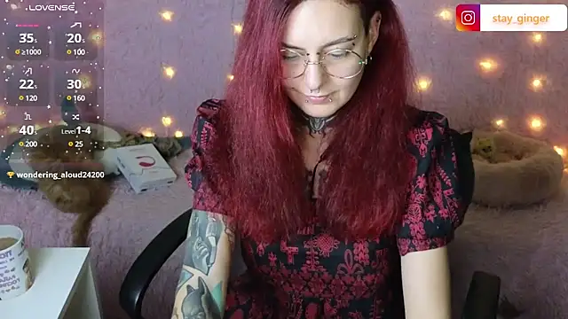 Ginger Stay online show from January 2025 08:11:02 PM