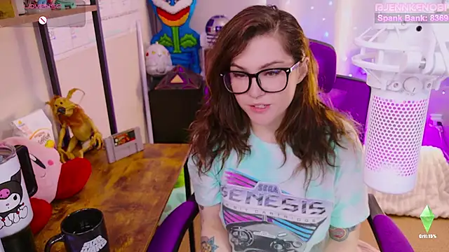 Snapshot of JennKenobi chatting on March 2025 03:18:02 PM JennKenobi online show from March 2025 03:18:02 PM