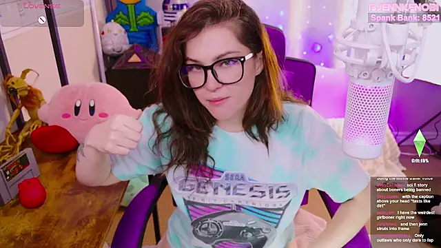 Snapshot of JennKenobi chatting on March 2025 06:22:01 PM JennKenobi online show from March 2025 06:22:01 PM