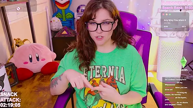 Snapshot of JennKenobi chatting on March 2025 03:40:01 PM JennKenobi online show from March 2025 03:40:01 PM