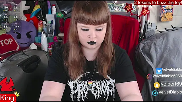 Snapshot of VelvetDiablo chatting on January 2025 01:29:01 AM VelvetDiablo online show from January 2025 01:29:01 AM