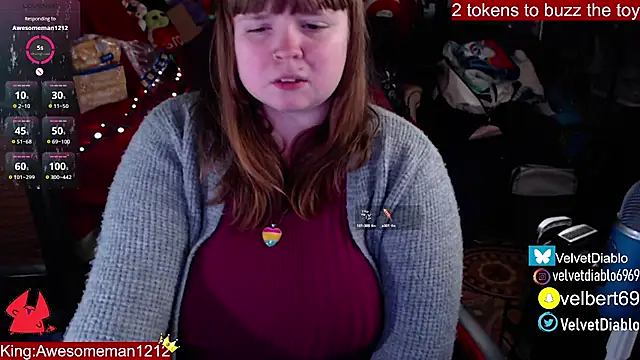 Snapshot of VelvetDiablo chatting on January 2025 04:44:02 AM VelvetDiablo online show from January 2025 04:44:02 AM