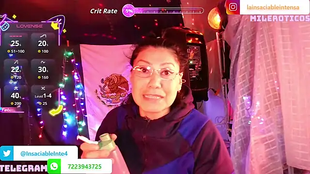 LaInsaciableIntensa online show from March 2026 02:34:02 AM