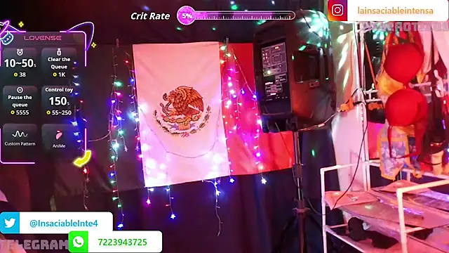 Snapshot of LaInsaciableIntensa chatting on April 2026 01:52:02 AM LaInsaciableIntensa online show from April 2026 01:52:02 AM