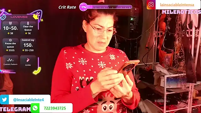 Snapshot of LaInsaciableIntensa chatting on May 2026 02:08:02 AM LaInsaciableIntensa online show from May 2026 02:08:02 AM