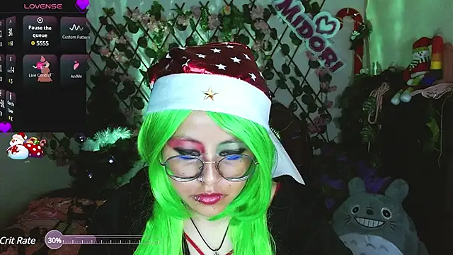 Snapshot of MidoriQuiinn chatting on January 2025 11:01:02 PM MidoriQuiinn online show from January 2025 11:01:02 PM