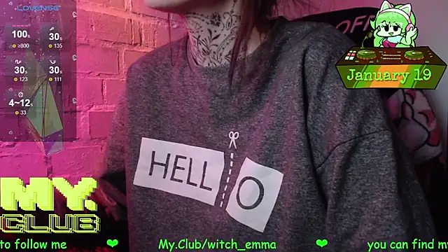 Witch Emma online show from January 2026 04:16:01 AM