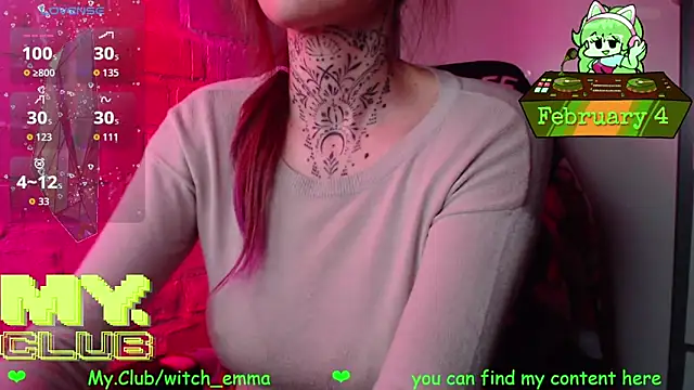 Witch Emma online show from February 2026 07:31:01 PM