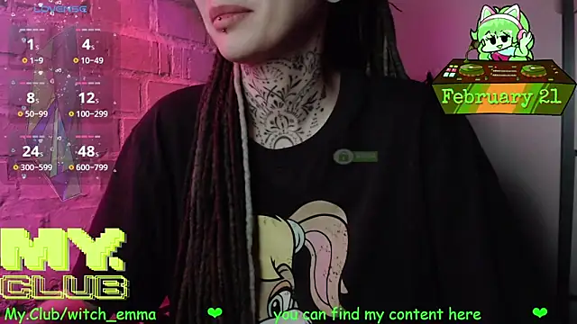 Witch Emma online show from February 2026 07:37:01 PM