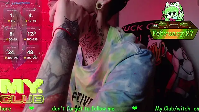 Witch Emma online show from February 2026 08:42:02 PM