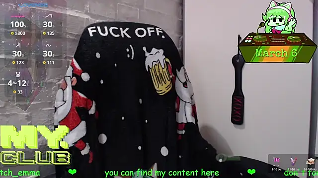 Witch Emma online show from March 2026 08:22:02 AM