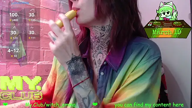 Witch Emma online show from March 2026 08:51:02 AM