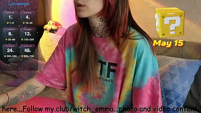 Snapshot of Witch_Emma chatting on May 2026 06:31:02 AM Witch Emma online show from May 2026 06:31:02 AM