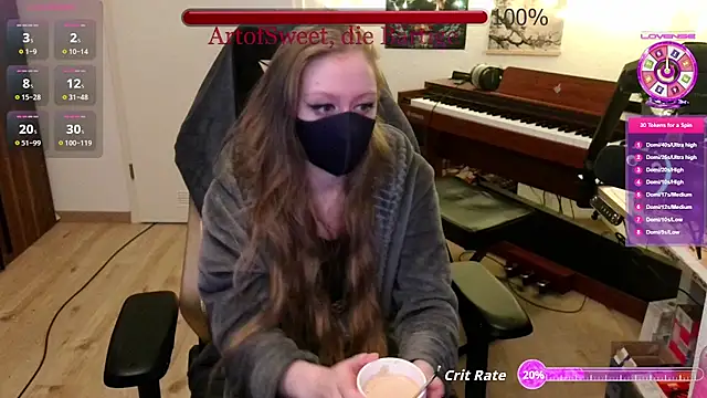 ArtofSweet online show from June 2026 07:13:01 PM