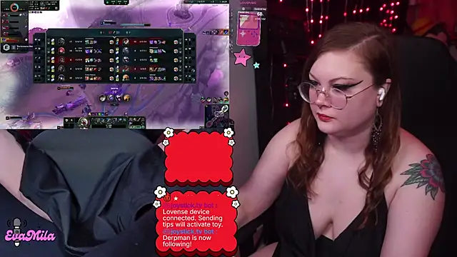 Snapshot of evamila chatting on February 2026 06:39:02 PM evamila online show from February 2026 06:39:02 PM