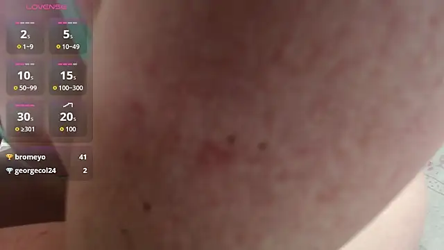 Kittywhiteass online show from September 2025 02:33:02 AM