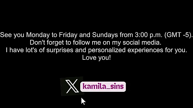 Snapshot of kamila_sins chatting on February 2025 08:26:01 PM kamila sins online show from February 2025 08:26:01 PM