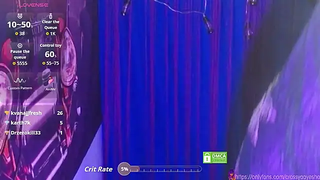 CrossyAayesha online show from September 2025 06:07:01 PM