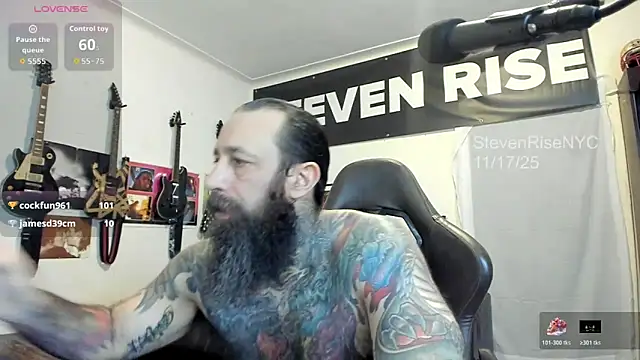 Snapshot of StevenRiseNYC chatting on November 2025 01:55:01 AM StevenRiseNYC online show from November 2025 01:55:01 AM