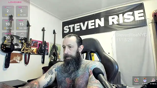 Snapshot of StevenRiseNYC chatting on November 2025 12:32:01 AM StevenRiseNYC online show from November 2025 12:32:01 AM