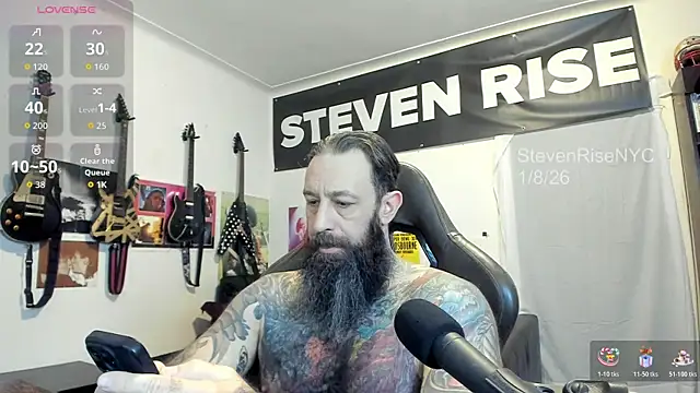 Snapshot of StevenRiseNYC chatting on January 2026 12:51:01 PM StevenRiseNYC online show from January 2026 12:51:01 PM