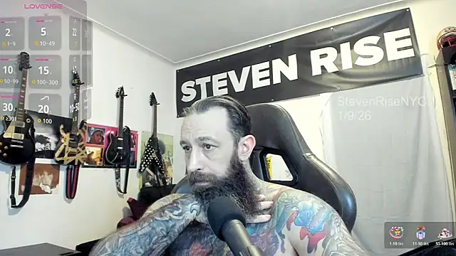 Snapshot of StevenRiseNYC chatting on January 2026 01:29:01 AM StevenRiseNYC online show from January 2026 01:29:01 AM