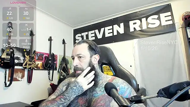 Snapshot of StevenRiseNYC chatting on January 2026 02:30:02 PM StevenRiseNYC online show from January 2026 02:30:02 PM
