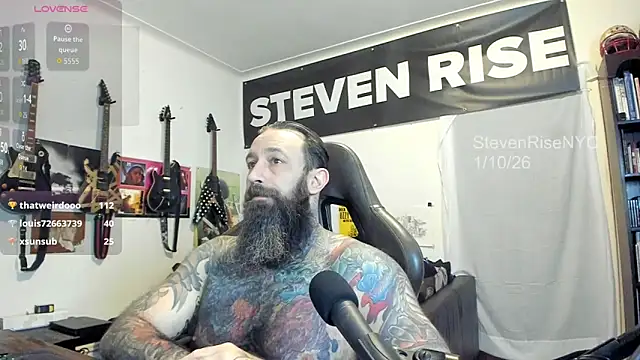 Snapshot of StevenRiseNYC chatting on January 2026 02:38:02 AM StevenRiseNYC online show from January 2026 02:38:02 AM