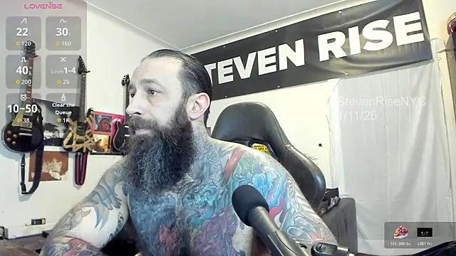 Snapshot of StevenRiseNYC chatting on January 2026 08:25:02 PM StevenRiseNYC online show from January 2026 08:25:02 PM