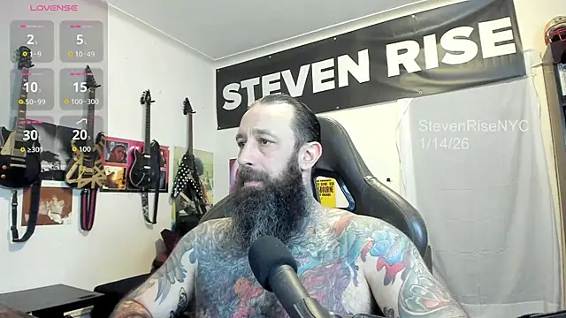 Snapshot of StevenRiseNYC chatting on January 2026 10:25:02 PM StevenRiseNYC online show from January 2026 10:25:02 PM
