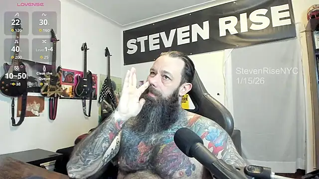 Snapshot of StevenRiseNYC chatting on January 2026 04:11:02 PM StevenRiseNYC online show from January 2026 04:11:02 PM